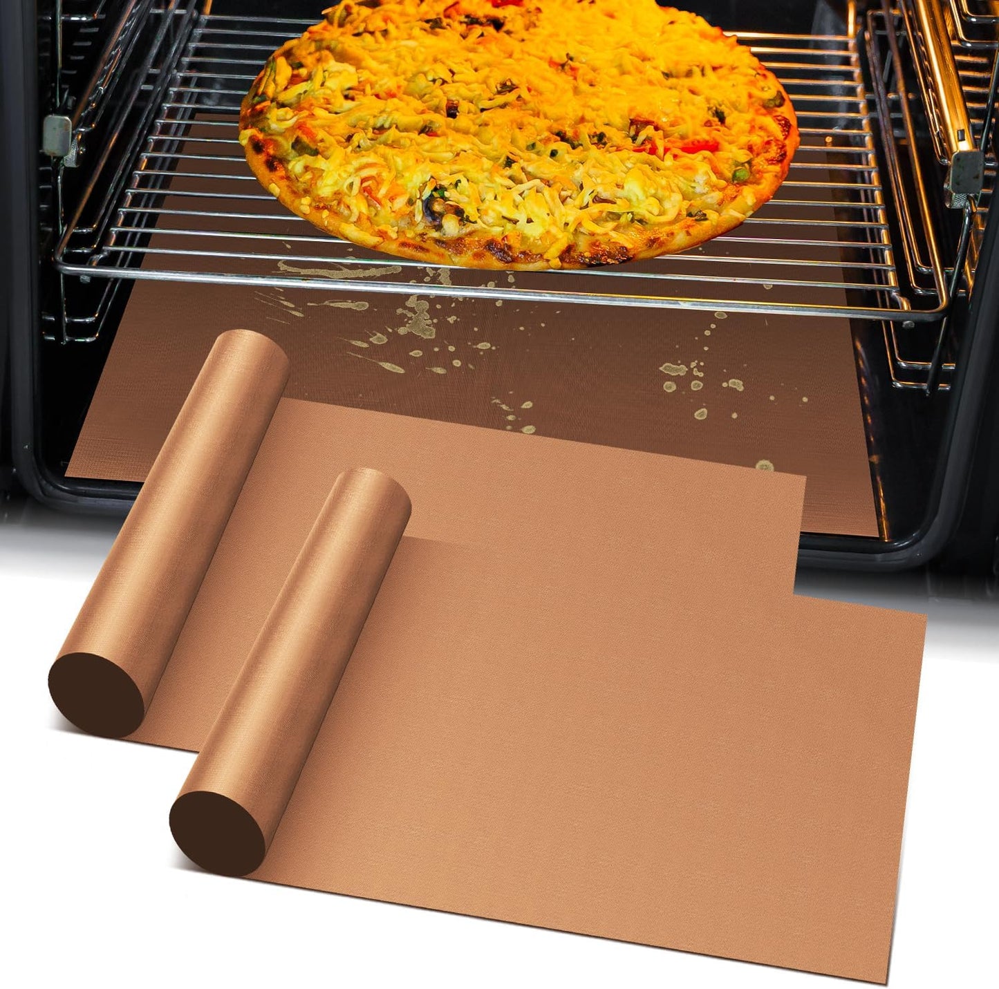 Forros horno pack 2 grandes resistentes tostador estufa
