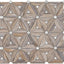 Azulejos autoadhesivos PVC metal mixto para salpicaderas