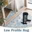Alfombra pasillo 2x6ft lavable antiderrap color azul