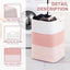 Cesta ropa sucia 95L 16x15x24" cuerda rosa