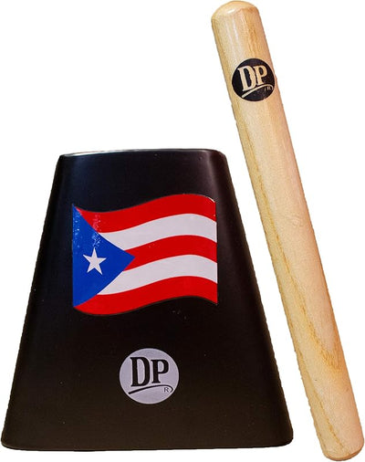 Bandera Puerto Rico metal 6pulg cencerro deportes eventos