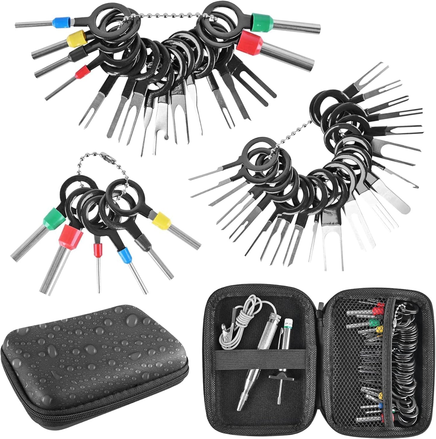 Kit herramientas extracción terminales 44pzas
