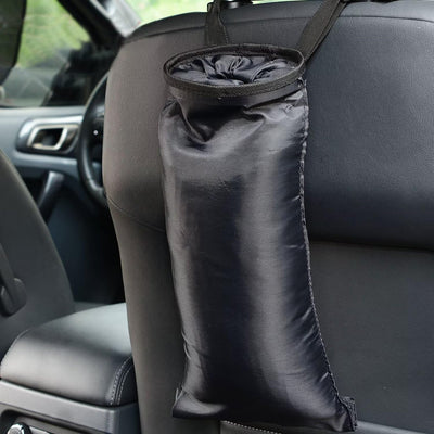 Bolsa basura coche reposacabezas trasero negro