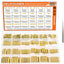 Kit 422 pzas espaciadores hex latón con tuercas PCB