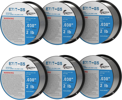 Alambre soldadura acero carbono E71TGS 6 Pzas 030"