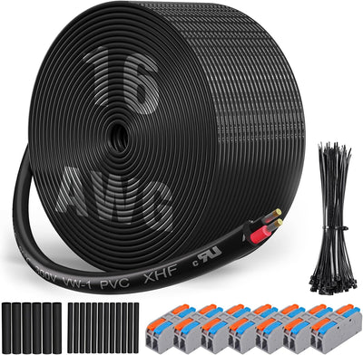 Cable eléctrico 12/2 alambre RV 200pies cert UL