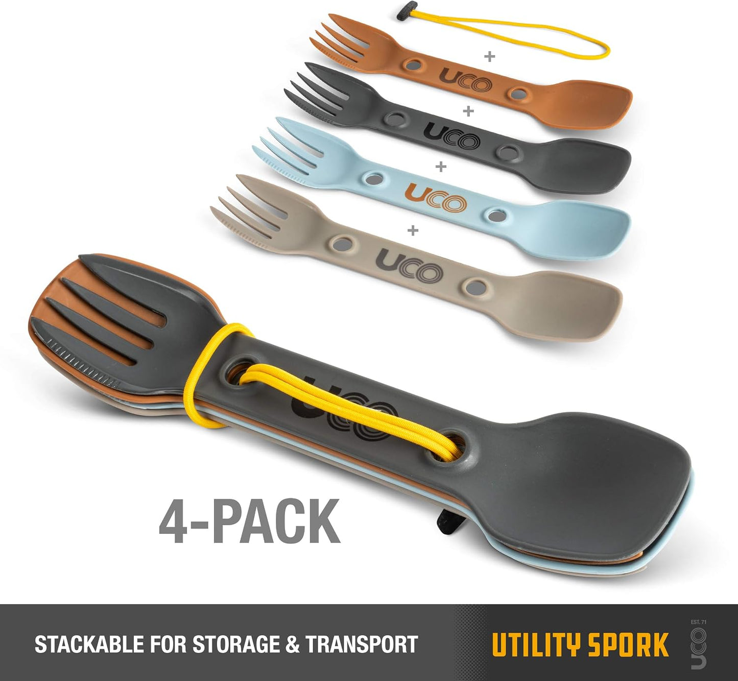Spork 3en1 Cuchara-Tenedor-Cuchillo Camping