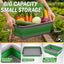 Cubo hielo plegable 10L multiusos para acampar y fiestas verde