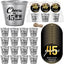 Set 50 Vasos Chupito Acero Inox para Cumpleaños