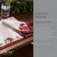 Set 4 servilletas navideñas con guirnaldas 17x17pulg multicolor