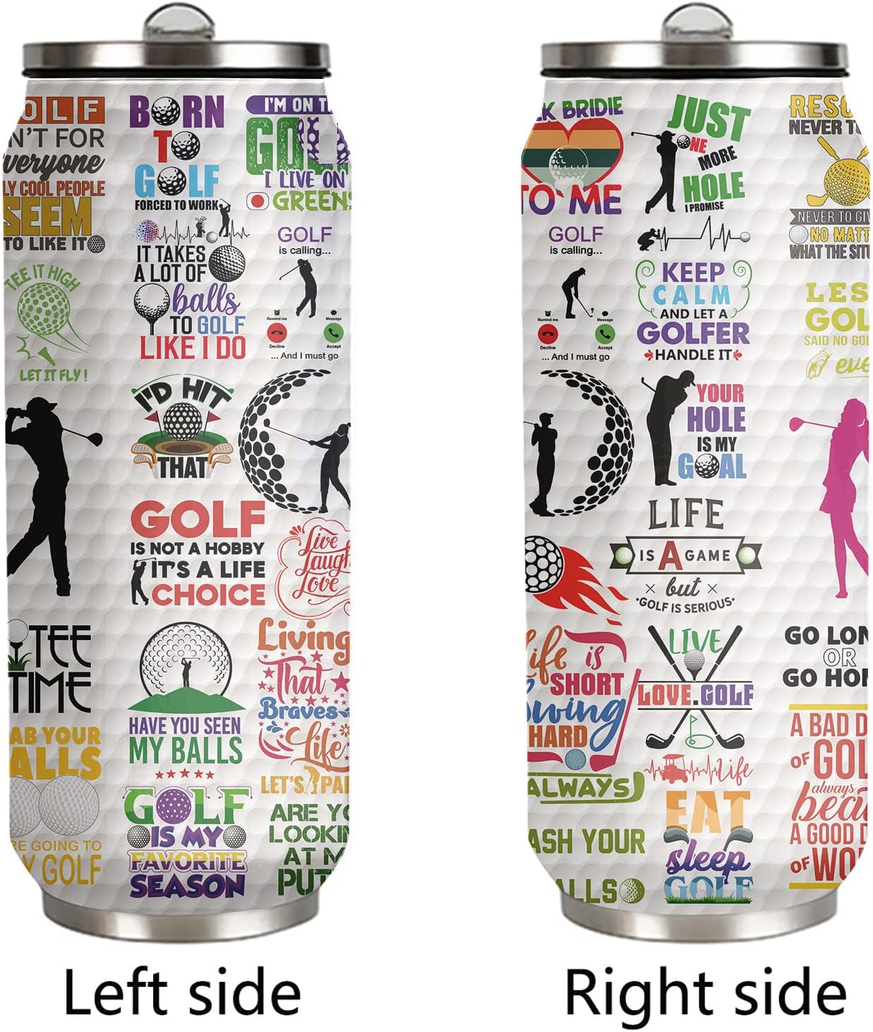 Vaso Tumbler Acero Inox 17oz Regalo Golf para Hombres