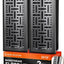 Cubiertas ventilación piso 2x10" malla metal caminable negro