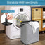 Cesta ropa sucia dormitorio ligera plegable 70l con asas