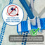 Manguera aspiradora piscina 1.5pulg x45ft resistente