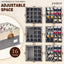 2 Pzas Organiz. Zapatos Armario Ajustables Plegables