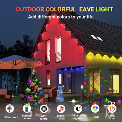 Luces RGB exteriores 100ft IP67 50LED con app