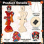2 Pzas Decoración Día de Muertos con Luces LED Catrina