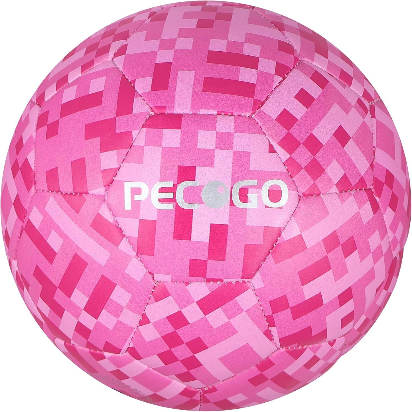 Balón fútbol tamaño 4 niños diseño rosa/azul mosaico