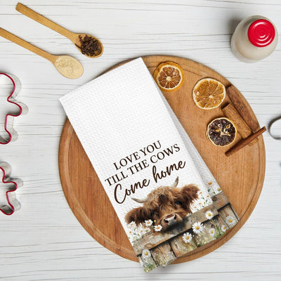 Toalla de cocina con motivos de vaca Highland Cow para mujer
