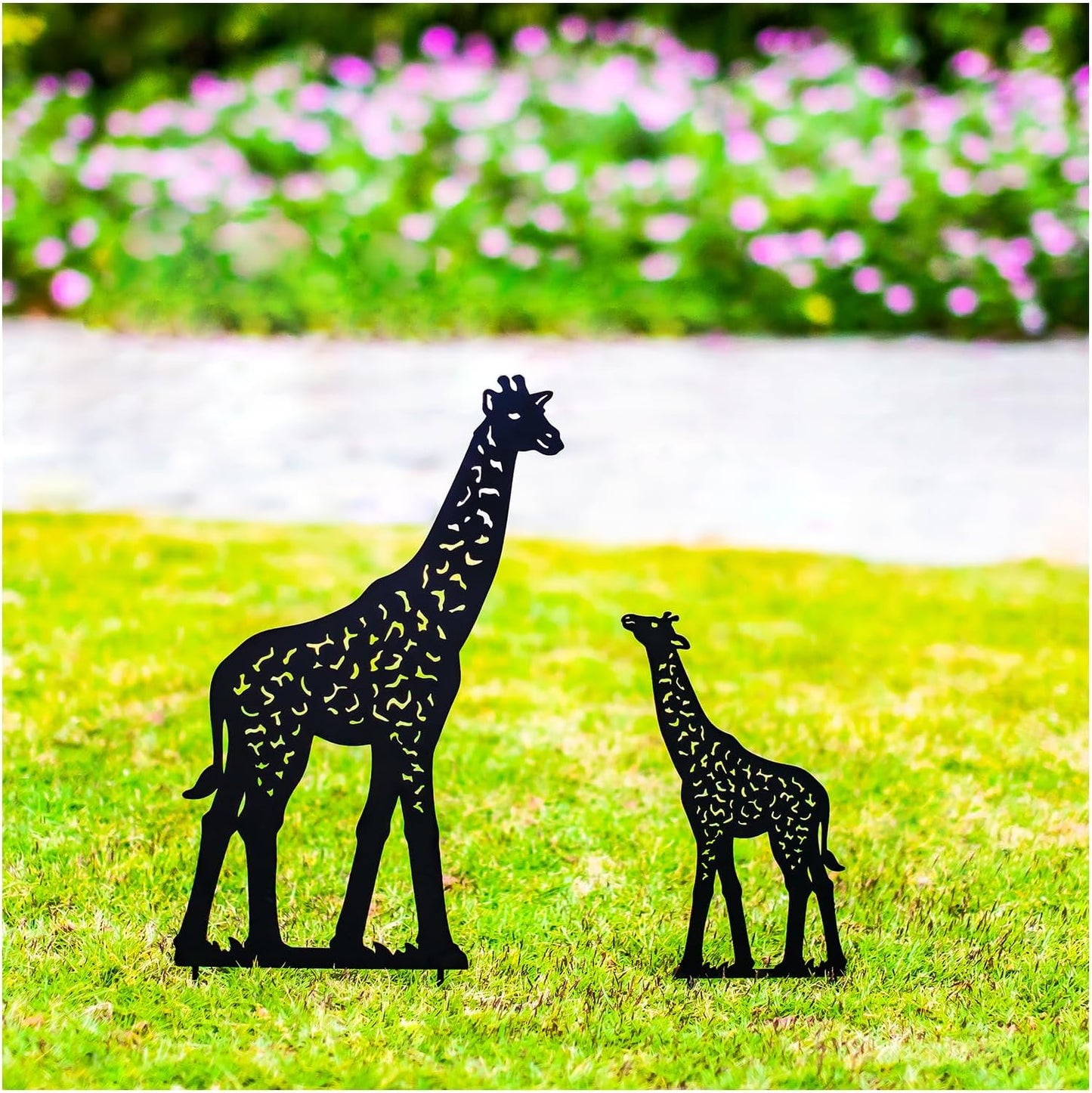 Estacas jirafa decorativas para jardín y patio