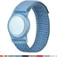 Pulsera Airtag para niños con funda nailon anti-pérdida azul