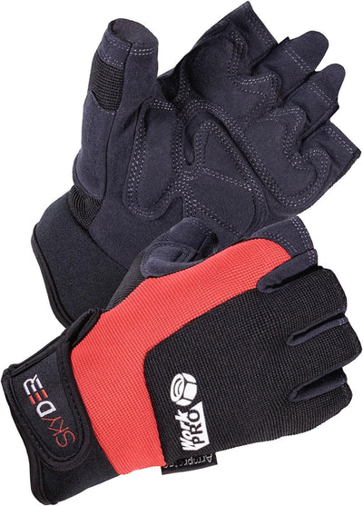 Guantes cuero sintético antideslizante para gimnasio