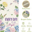Camino de mesa con flores de hortensias primavera-verano decoración de cocina