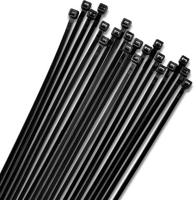 100 Bridas Negras 12pulg Autobloqueantes Resistentes UV