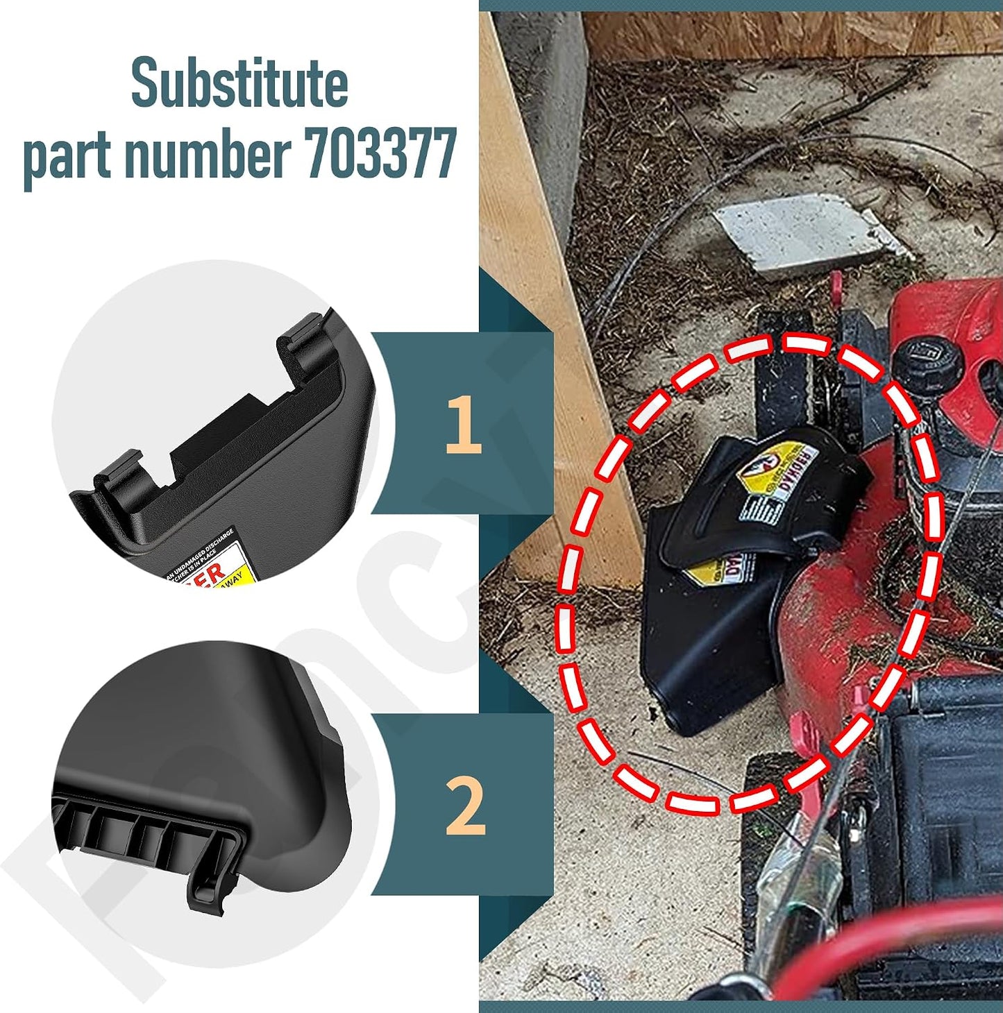 Canal descarga lateral comp S-Napper SP60-675 SP95-775