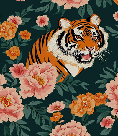 Papel tapiz floral vintage autoadhesivo para baño dormitorio