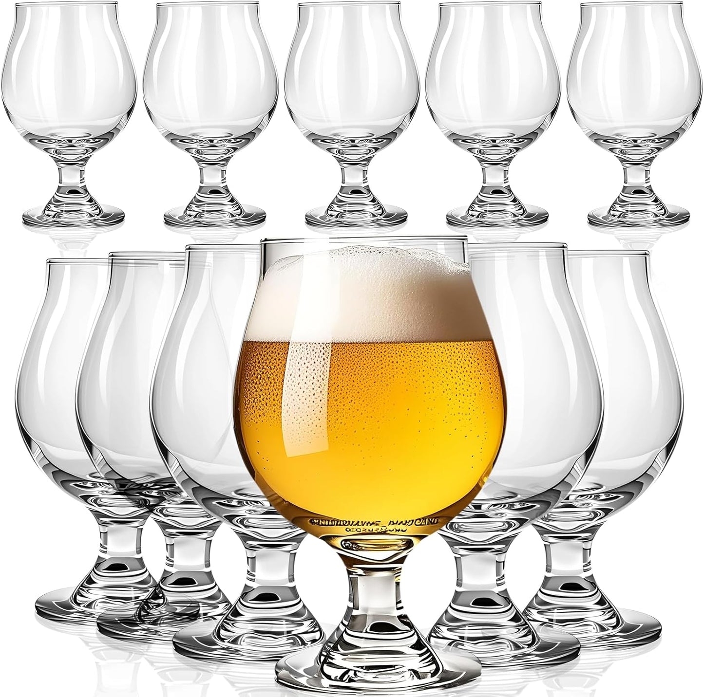 12 Pzas Vasos 16oz Estilo Tulipán para Degustación