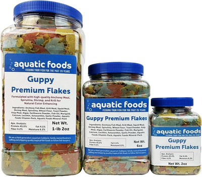 Alimento para Guppy, Endler, tetras y peces nano 6oz