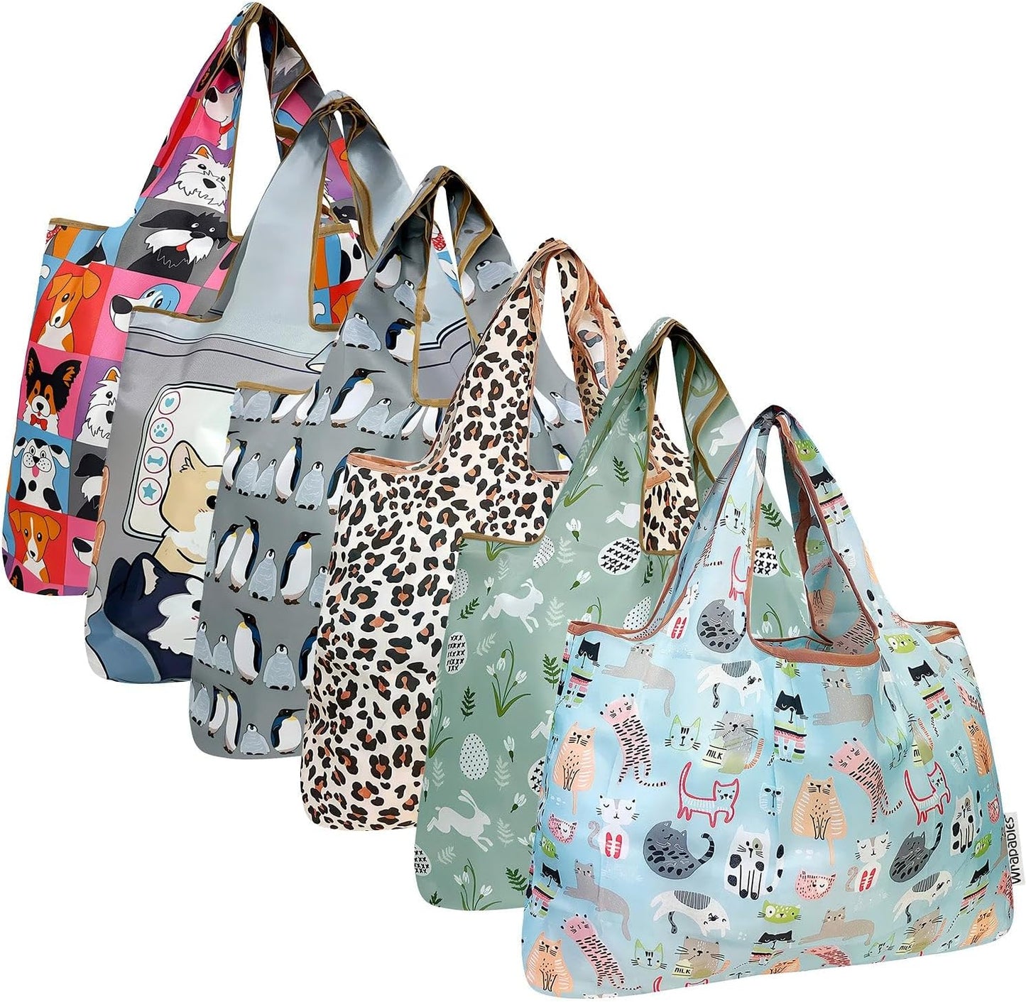Bolsas plegables nailon reutilizables para comestibles