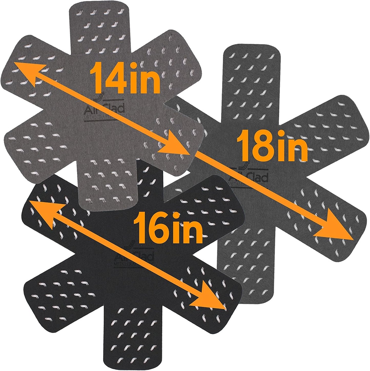 Protectores cocina All-Clad para olla sartén 3 pzas negro