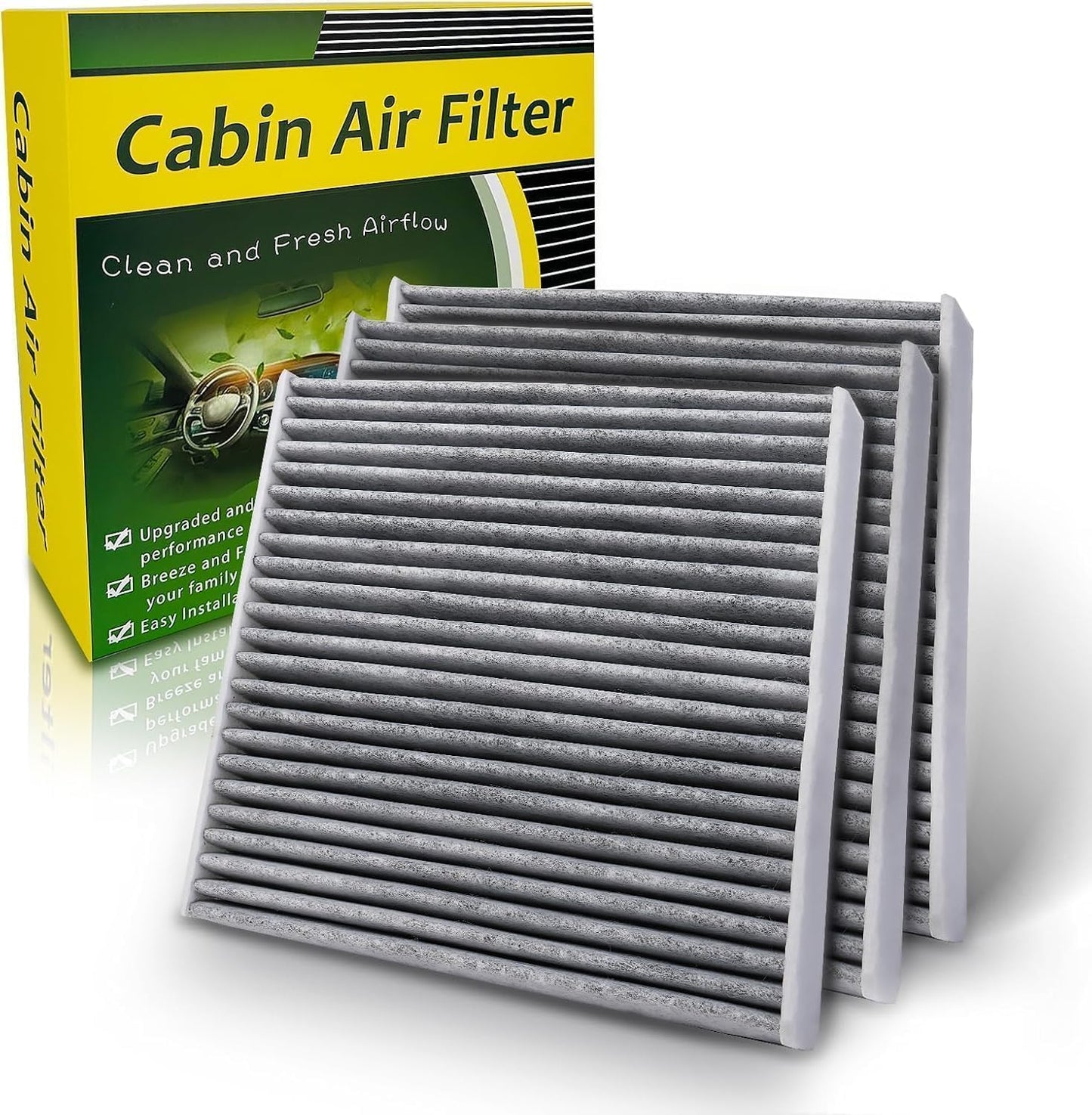 3 Filtros aire cabina carbón activado comp K5 21-26