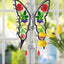 Atrapa luz campanilla cristal flores regalo mujer