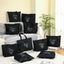 10 Bolsas Mano Religiosas con Cremallera para Mujer Negro