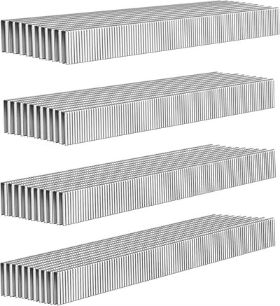 Grapas corona estrecha 1/4 pulg galvanizadas 18 GA para clavadoras