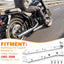 Soporte riel cromado alforjas Harley Touring 1985-08