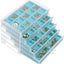 Caja joyería acrílico 5 cajones terciopelo