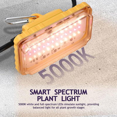 Cadena luces LED espectro completo 8000lm 22pies para plantas