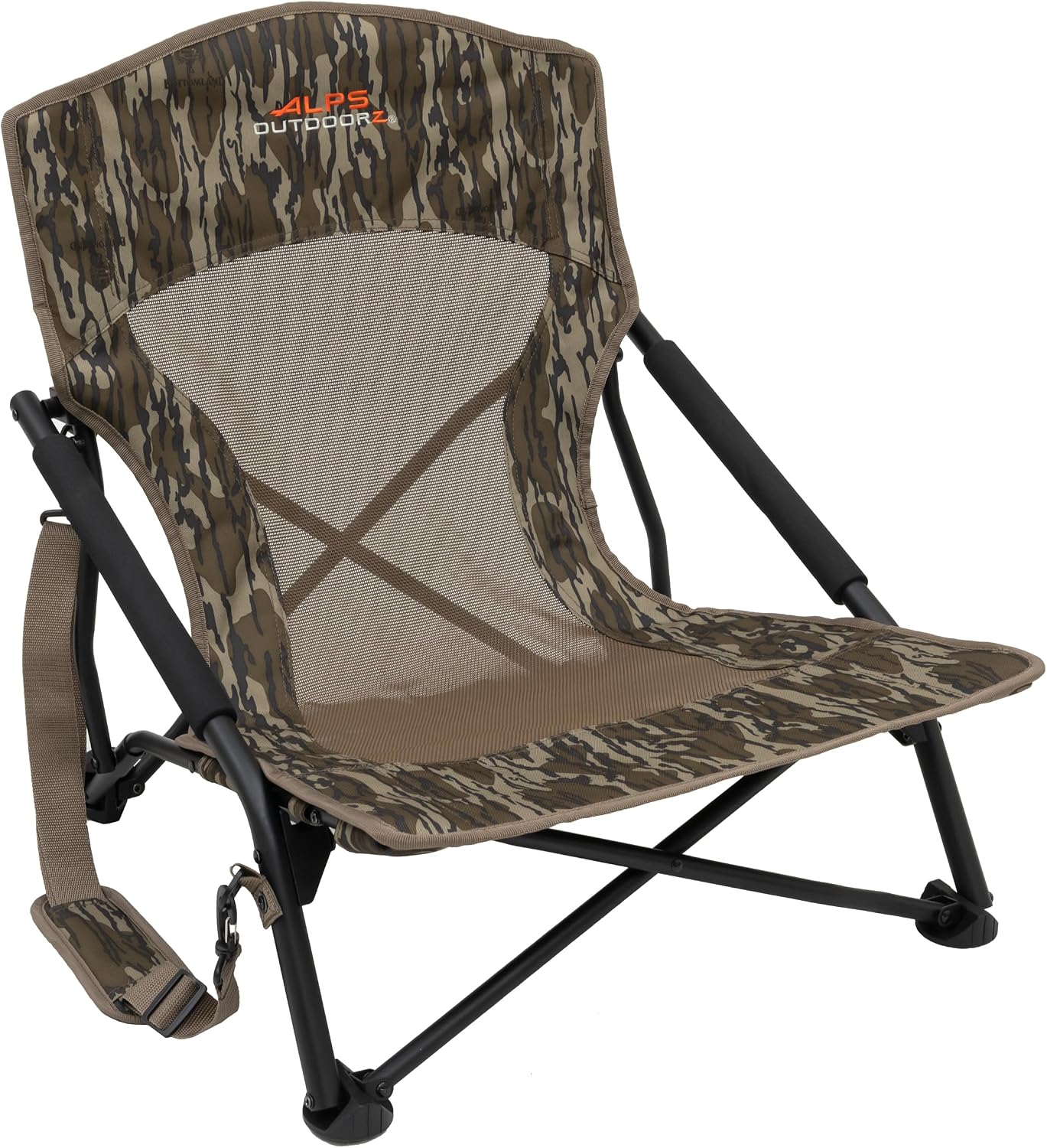 Silla caza pavo plegable camuflaje musgoso roble acero