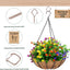 20 Pzas Ganchos Techo para Plantas Campanillas Luces Cadena