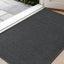 Tapete puerta 17x30" antiderrap gris geométrico