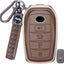 Funda llavero Toyota cuero lujo aluminio comp Camry Corolla