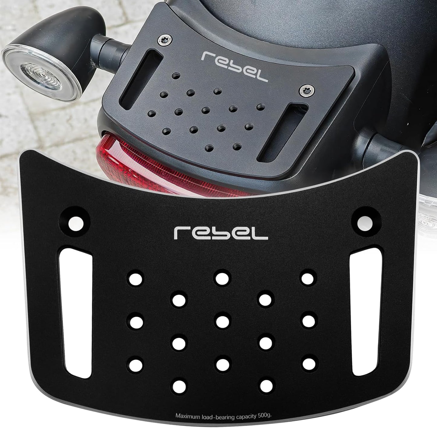 Placa luz trasera estante carga Honda Rebel 1100 DCT