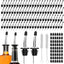 96 Boquillas Acero Inox para Botellas Licor Aceite Vino