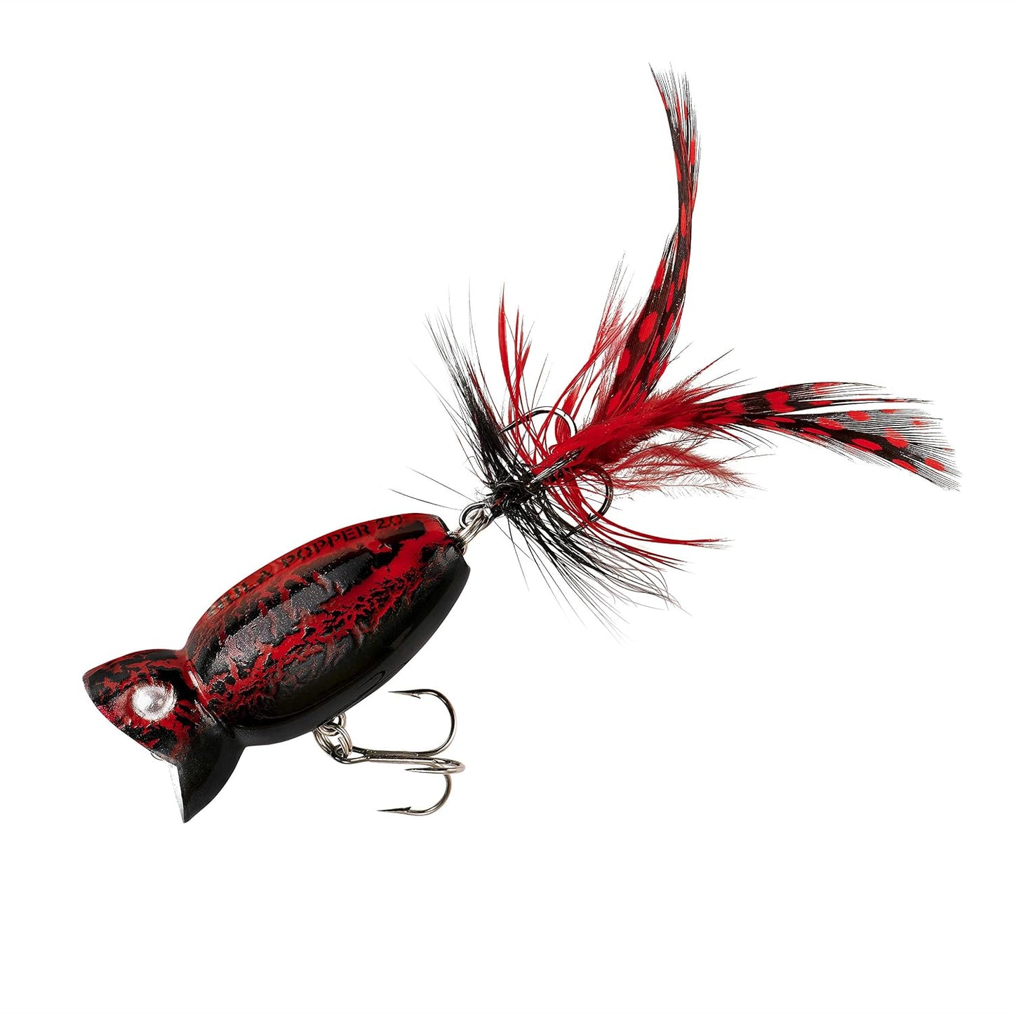 Señuelo Hula Popper 2.0 Topwater con gancho emplumado