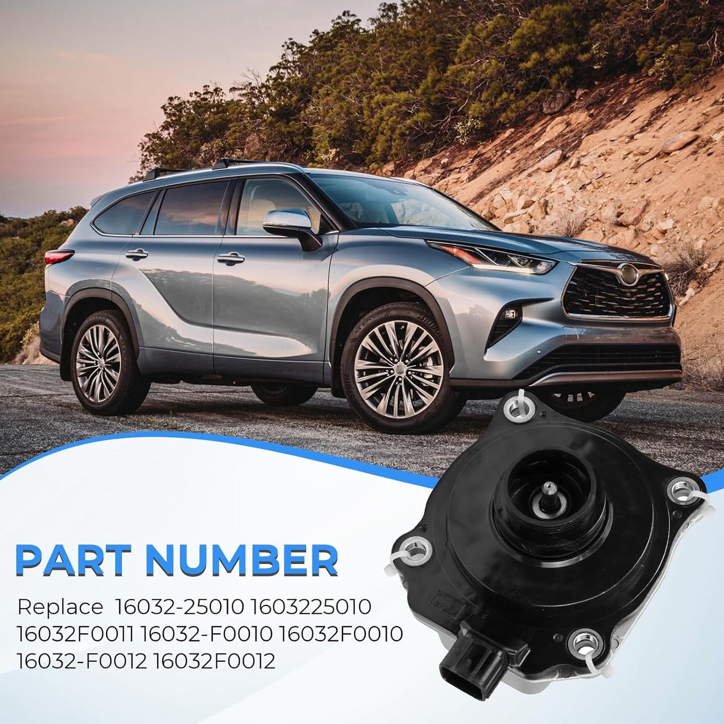 Bomba agua eléctrica refrigerante comp Toyota RAV4 Camry