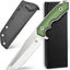 Cuchillo fijo 60.6pulg acero inox mango G10 EDC verde